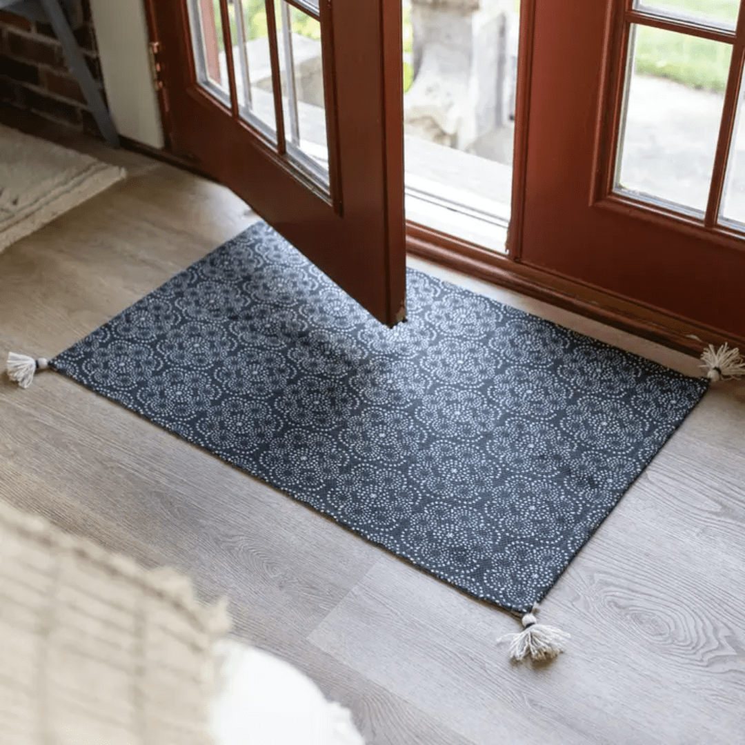 2X3 Imogen Outdoor Rug Black